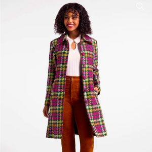 🩷💚ModCloth Assertive & Skirted Car Coat Large🩷💚